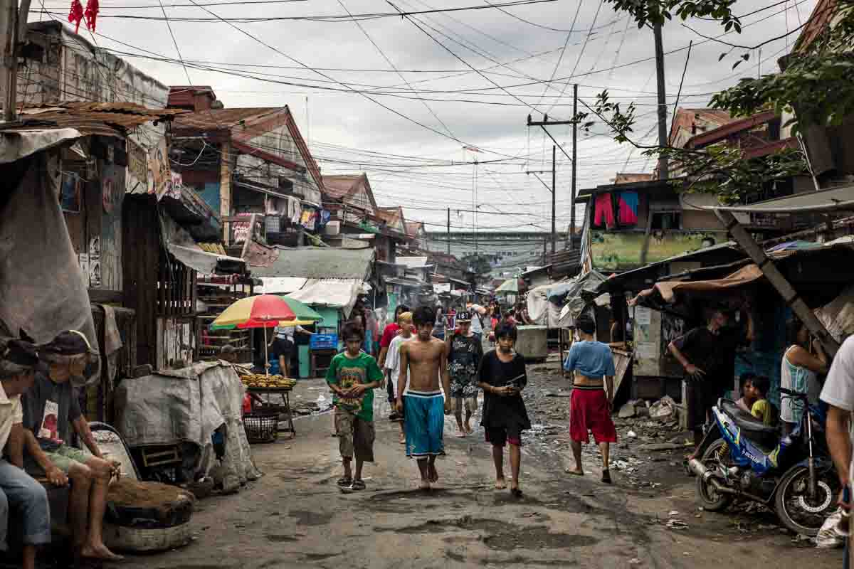 The Steets of manila's slum ( Fr. Santiago)