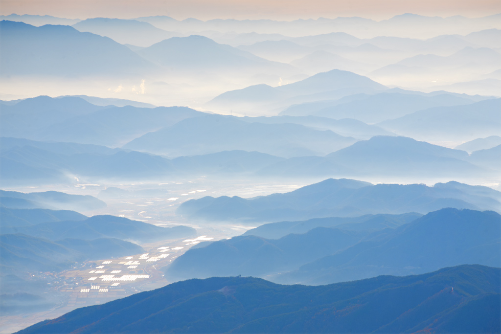 Blick vom Mount Gaya-Korea