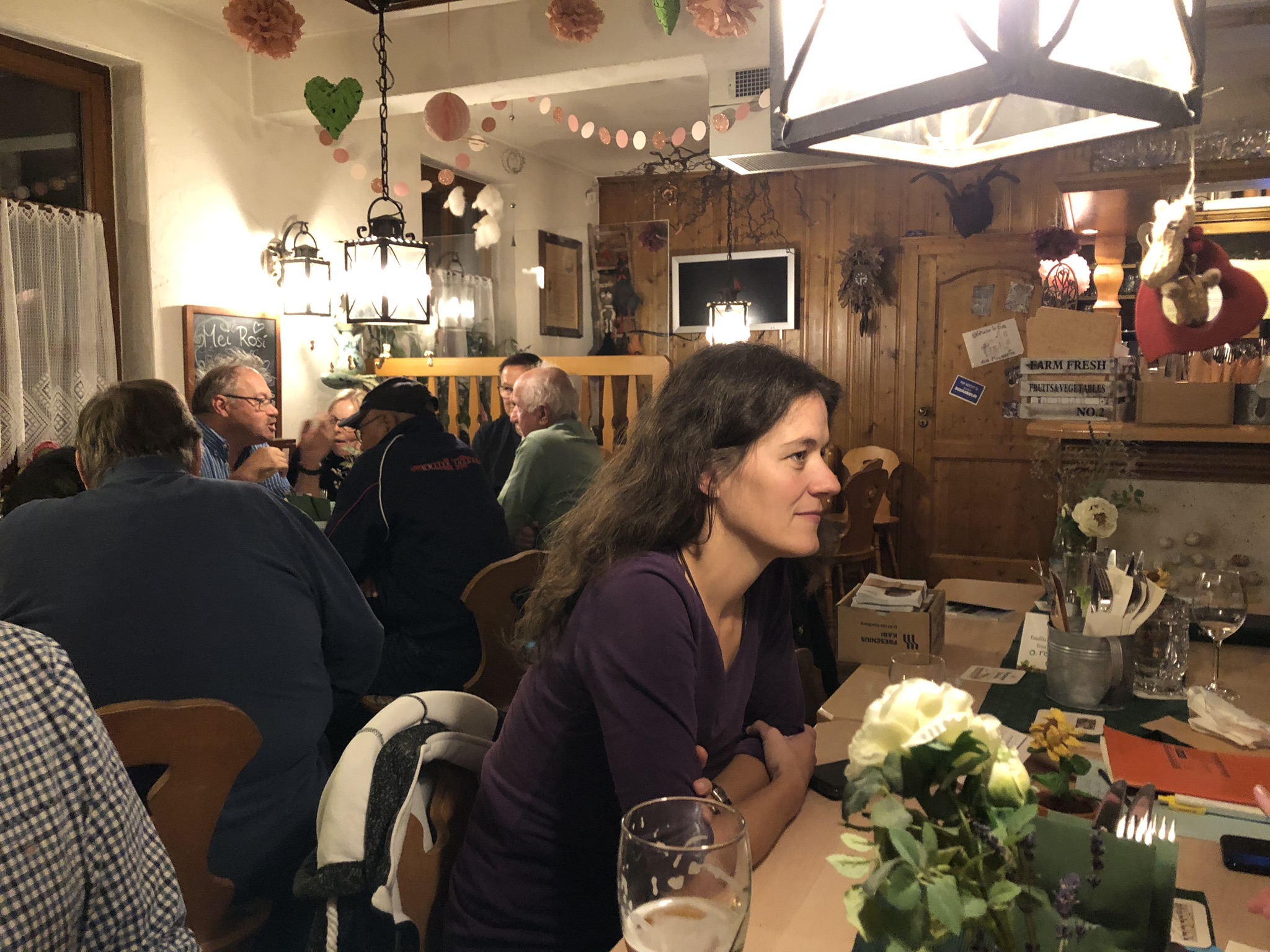Knapp 30 Interessierte hatten sich nach der Exkursion eingefunden.