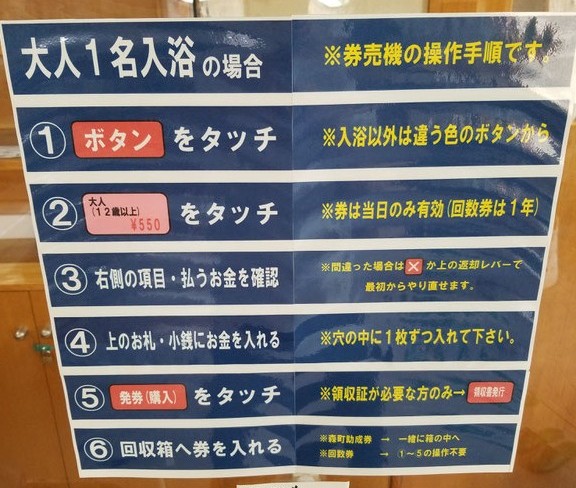 券売機の使い方