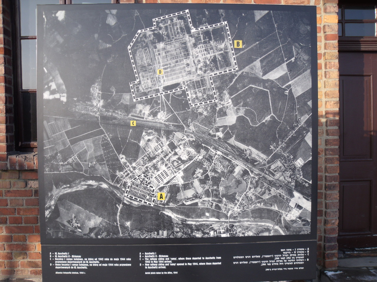 Übersichtsplan KL Auschwitz/ Birkenau
