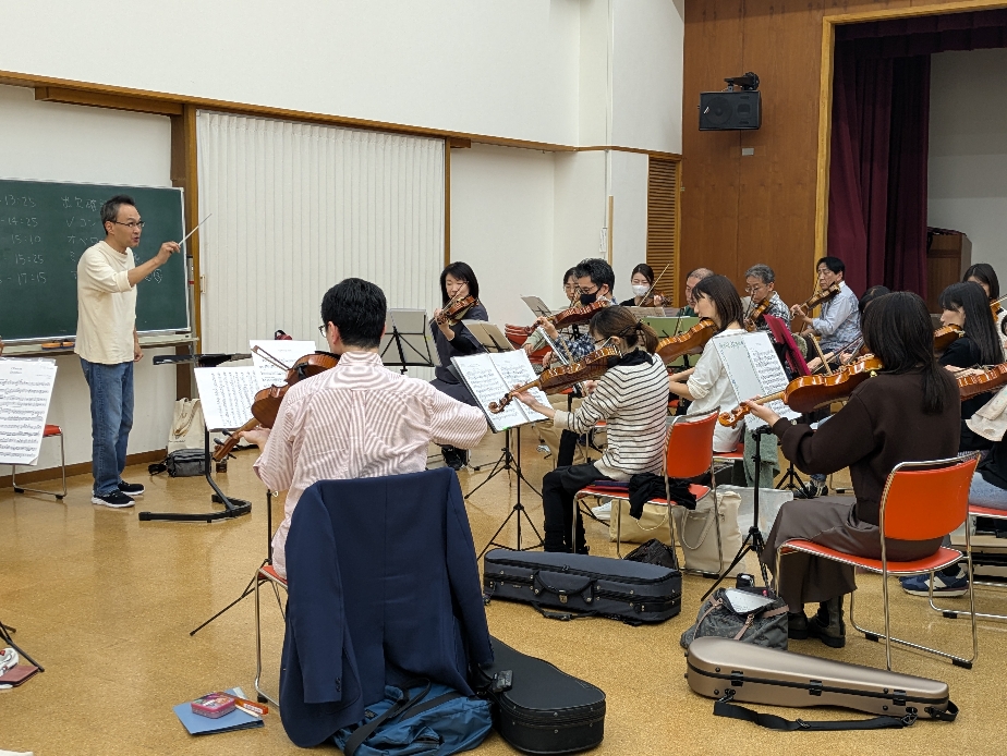 オベロン練習中