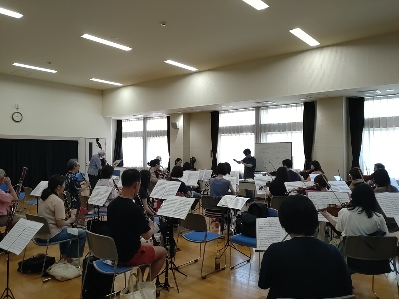 Vコン練習中