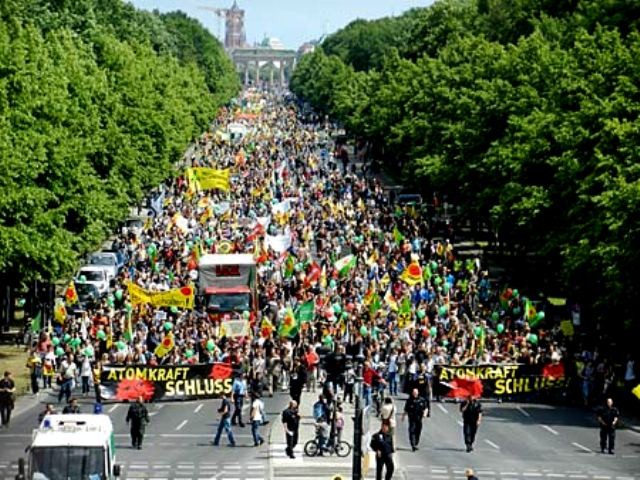 Anti-atomkraftdemo i Berlin, lørdag d. 28.maj 2011