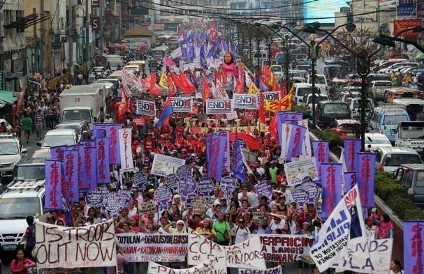 8.marts demo i Manila, Filippinernes hovedstad 