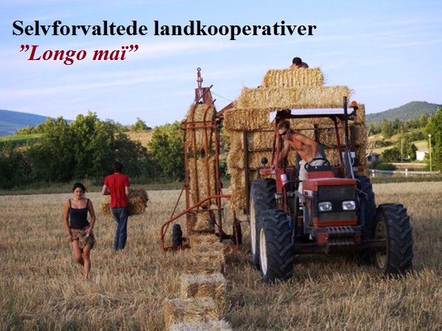 Longo Maï demonstrerer for flygtninge under jorden i Bern