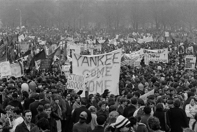 Vietnam -  solidaritetsdemo i Washington D.C. i 1968