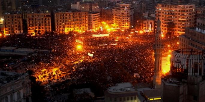 Tahrir pladsen den 28. januar 2011
