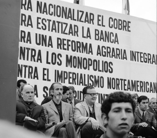 Folkemøde af Unidad Popular med Salvador Allende 