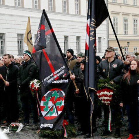 Flere hundrede nazister deltog i "Day Of Honor" i Budapest d. 11. februar 2023