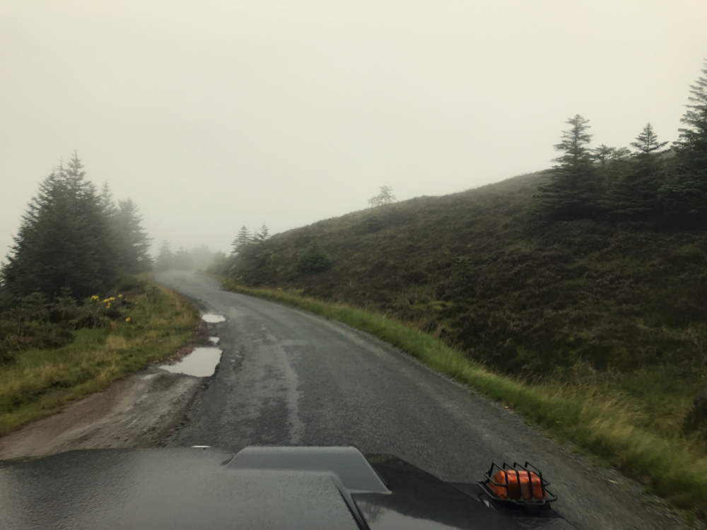 Und weiter geht’s . Wieder ein Stück Old Military Road.