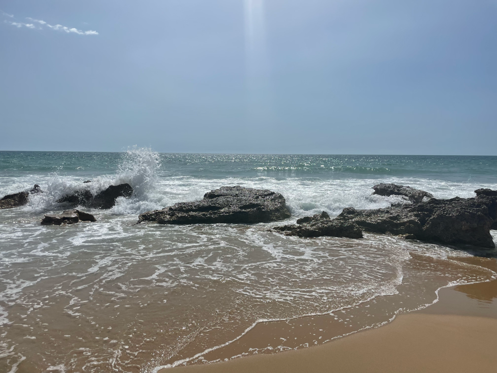 Am Strand bei Roche