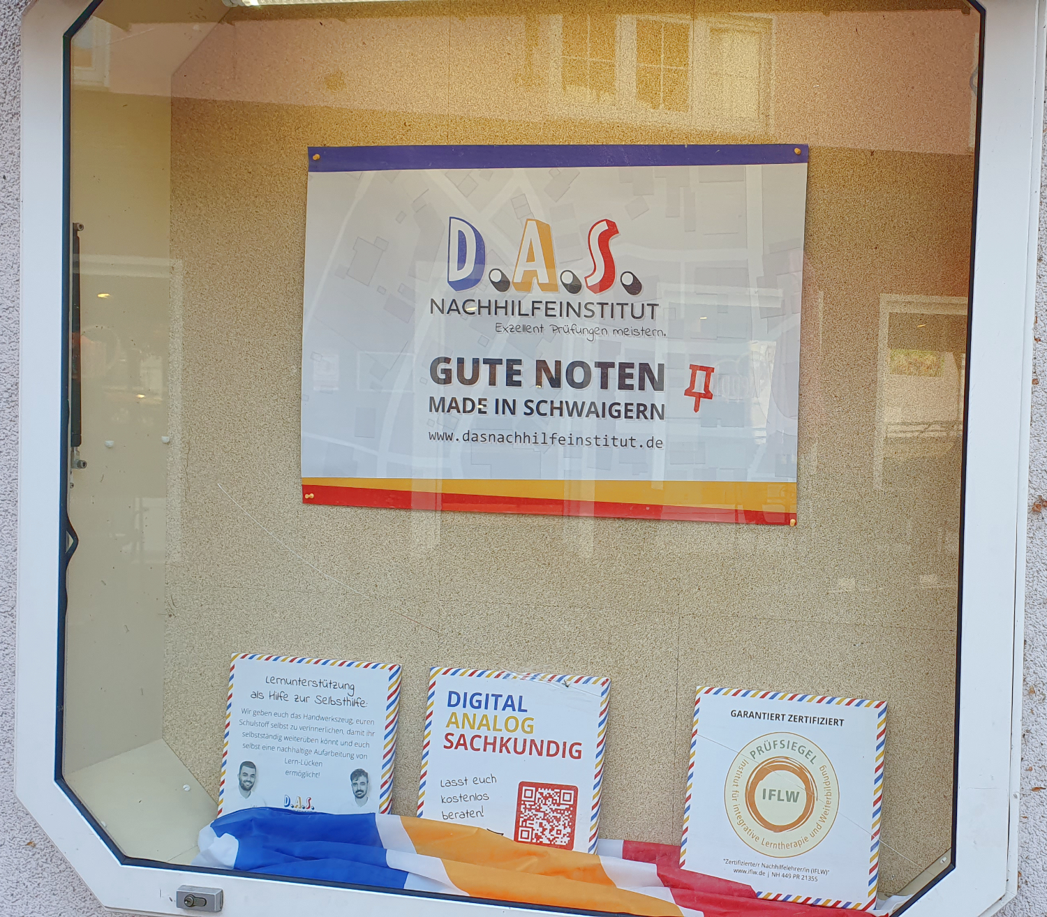 Unsere Vitrine in Schwaigern
