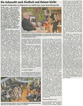 31.03.2016 Rheingau Echo Völkermühleveranstaltung zu Afghanistan 