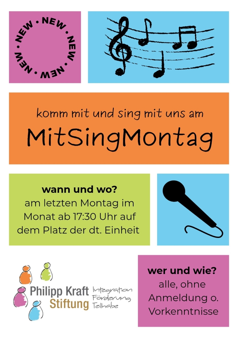 MitSingMontag am 27. April 2026