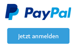 PayPal Logo als Button zur Anmeldung