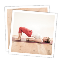 Yoga für den gesunden Rücken; MANYO; Position: Schulterbrücke