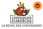 Label de qualité AOP châtaigne d'Ardèche