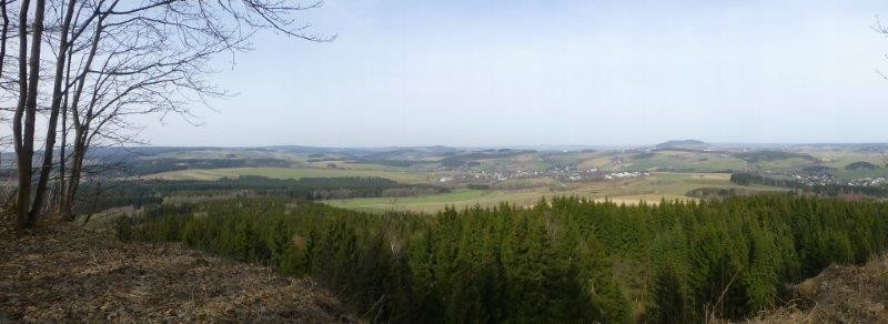 Blick ins Erzgebirge
