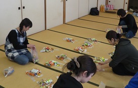 子ども達へのお土産作り