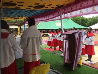 The mass to honor the silver jubilee