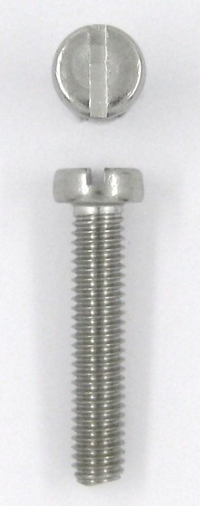 10 Stk Zylinderschrauben mit Schlitz 6 mm DIN 84 M 6 x 30 V2A Profi Qualität 10 Stk Zylinderschrauben mit Schlitz 6 mm DIN 84 M 6 x 30 V2A Profi Qualität