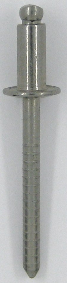 10 St / Edelstahl Dorn Blindnieten  4,8x18  Flachkopf  Nickel-Kupfer Monel 