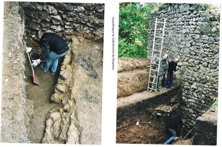 Ausgrabungen durch das archäologische Institut Weimar