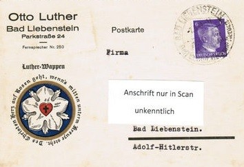 Postkarte von 1943