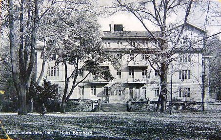 Kurheim Bernhard als Vertragshaus des Volksheilbades - Archiv W.Malek