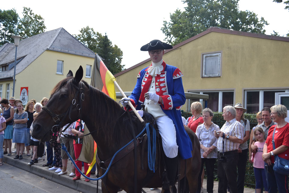 10.08.2019: Andreas Leppmann als Soldatenkönig.