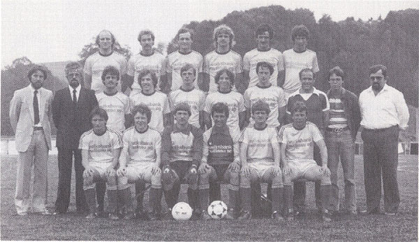 Mannschaftsfoto 1. Mannschaft, Vizemeister der Saison 1981/82