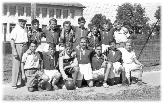 ca. 1953: Mannschaftsfoto B-Junioren