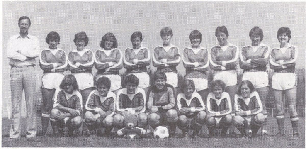 Mannschaftsfoto Damen Saison 1978/79, Aufstieg in die 1. Liga