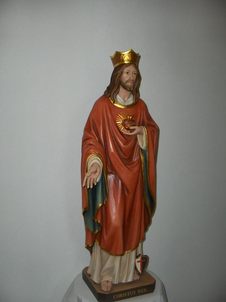 Unsere erste Patronatsstatue: Christus König!