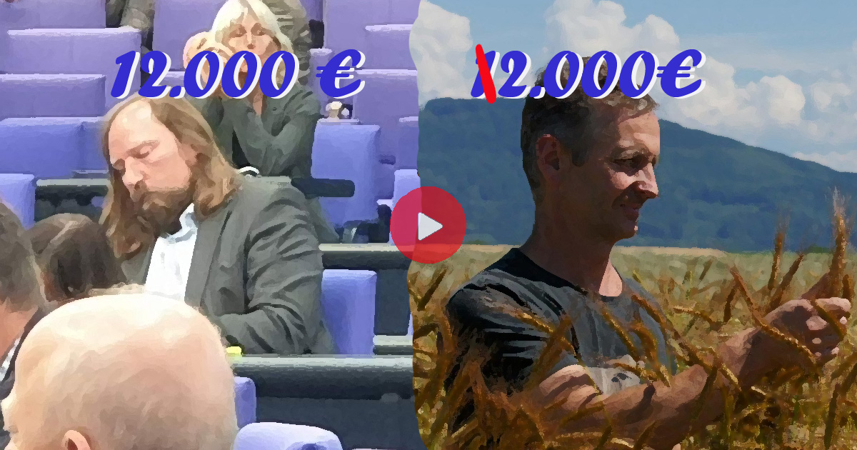 Den Seinen gibt's der Herrgott im Schlaf!