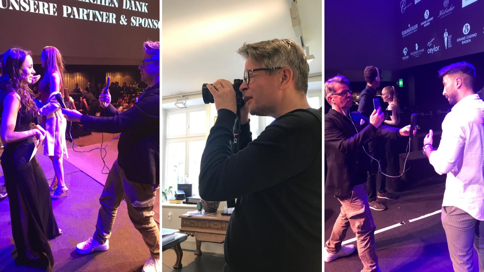 KNIPSEND, FILMEND, PARTYLAUNE