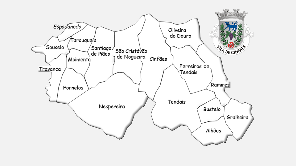 Freguesias do concelho de Cinfães antes da reforma administrativa de 2013