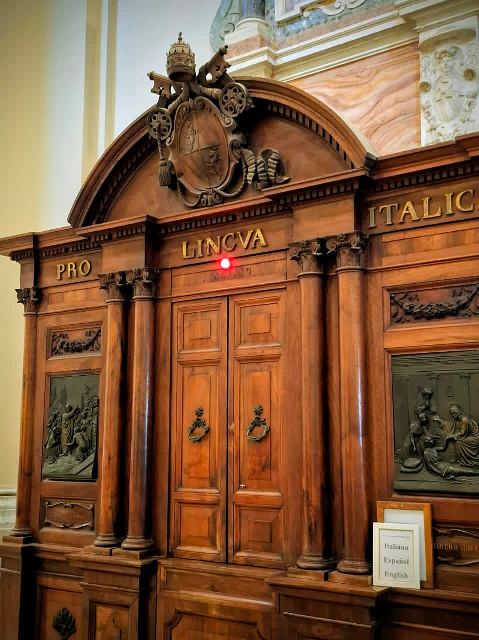 Ein weiterer Höhepunkt unserer Pilgerreise: Das Bekenntnis der Schuld und die Lossprechung - um an dem vollen Gnadenschatz der Kirche teilhaben zu können.