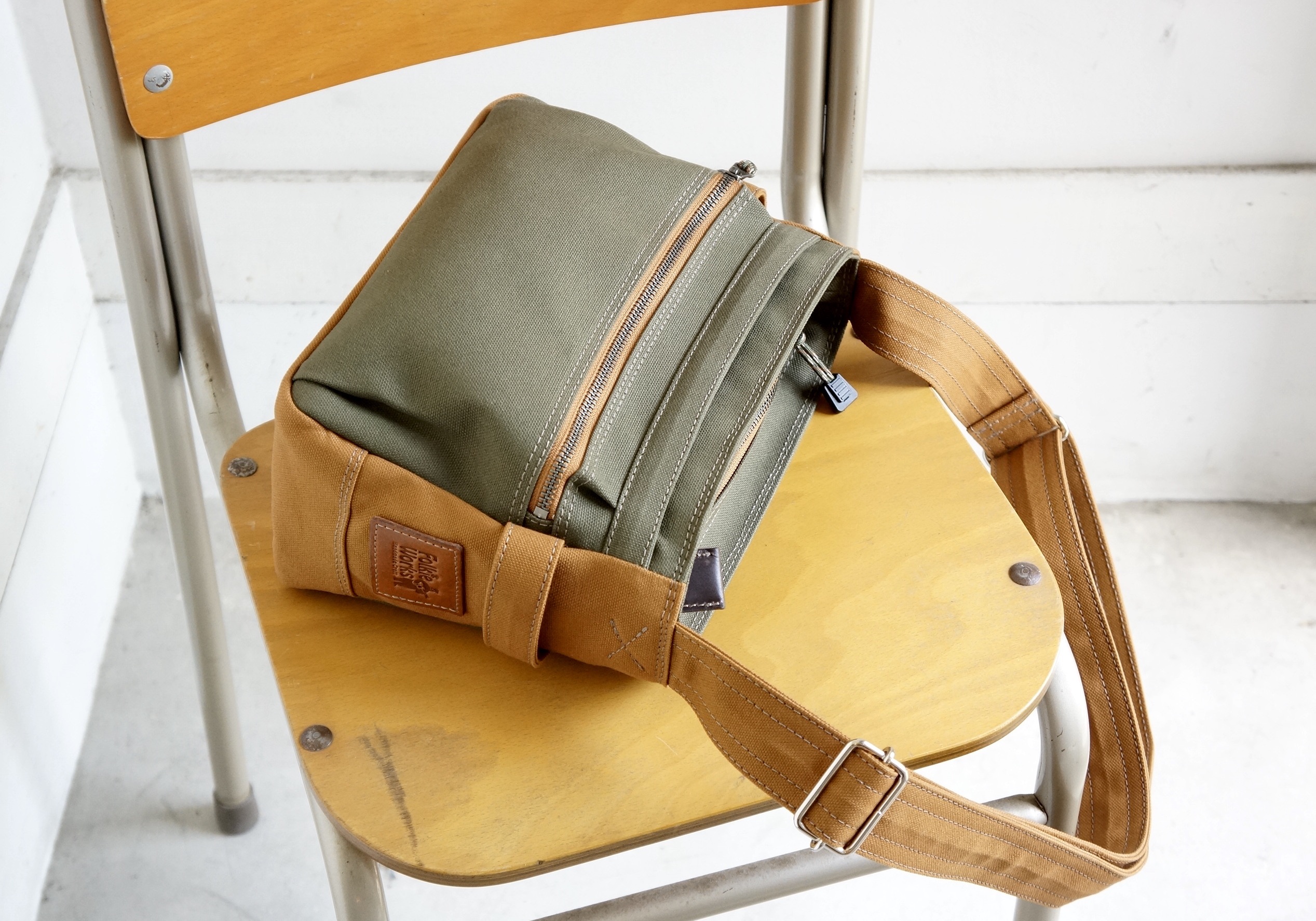 Folkie Works 帆布　リュック　バックパック　バッグ　ボディリュック スクエア・トートリュック - folkieworks／帆布のバッグ