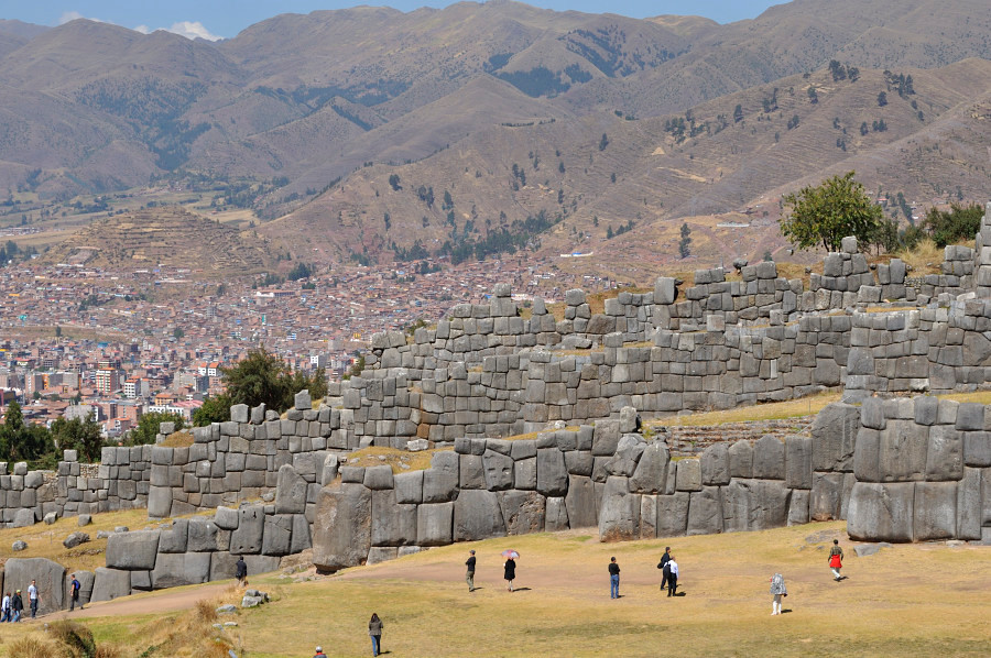 Sacsayhuaman in der Nähe von Cusco