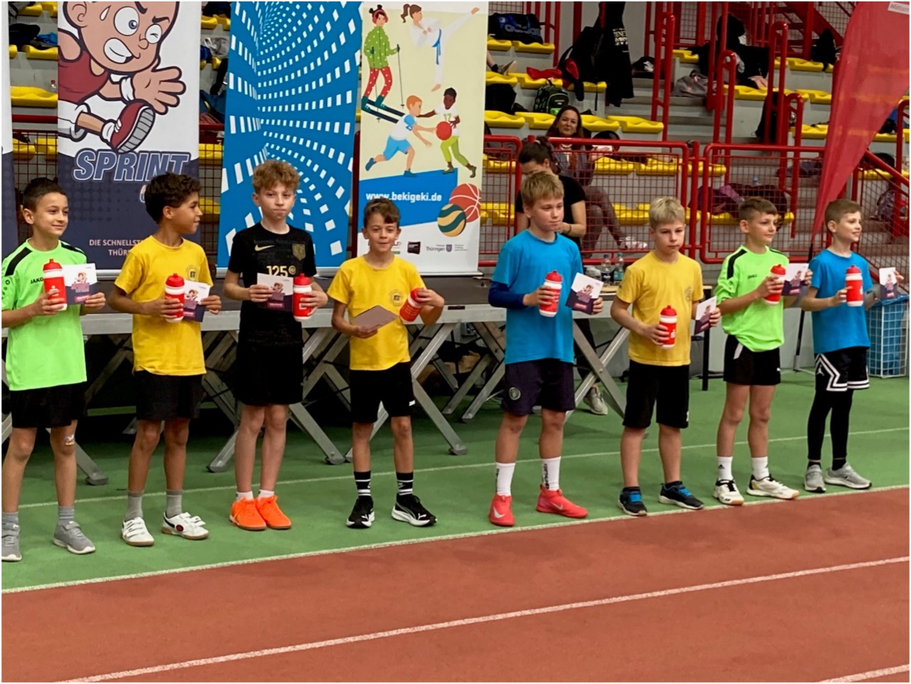 Sieger Jungen 30m Sprint