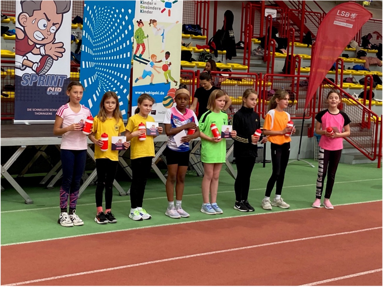 Sieger Mädchen 30m Sprint