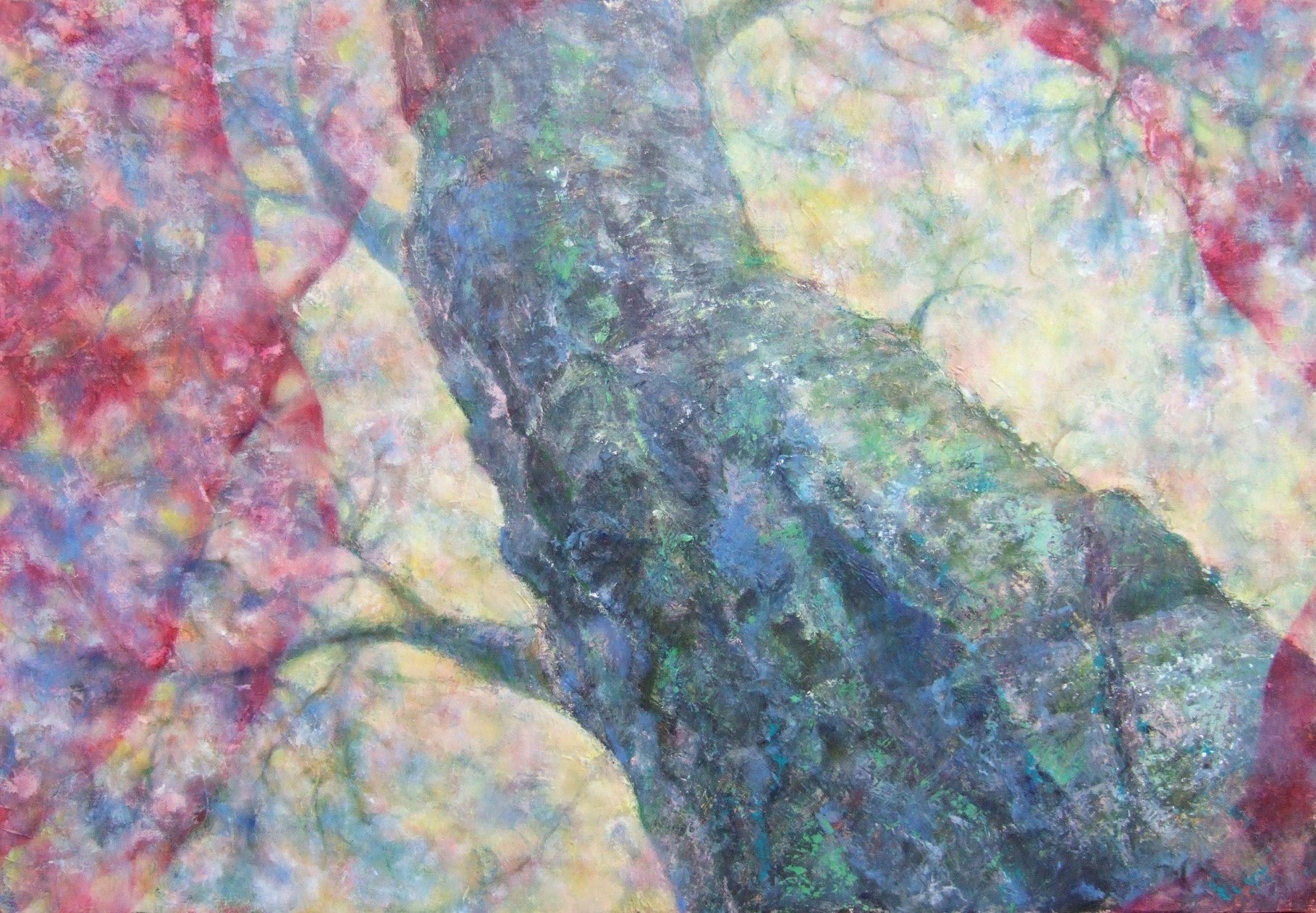 「桜の古木」　油彩・Ｍ１２号　社会人
