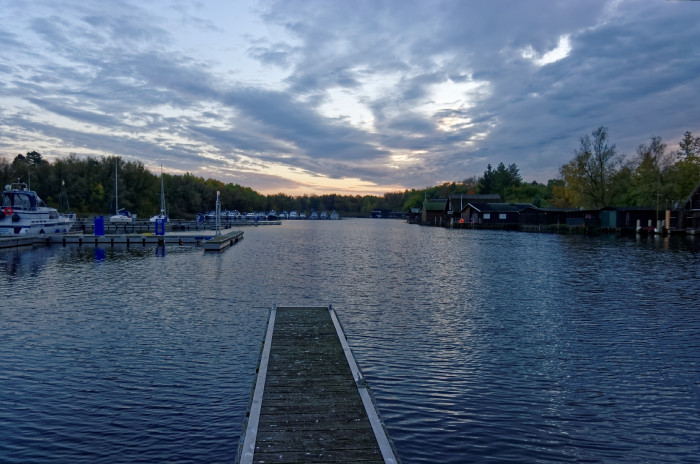 Abendstimmung Hafendorf Müritz