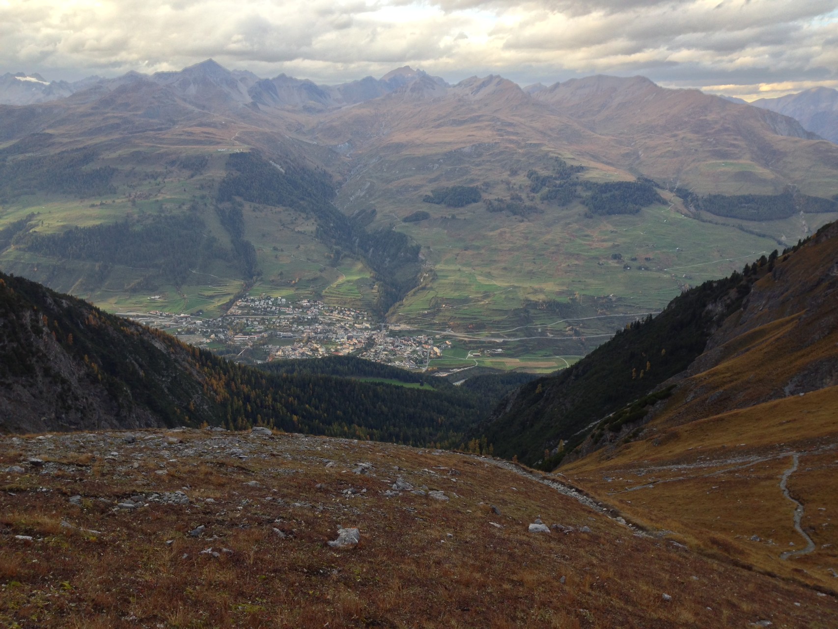 Blick auf Scuol