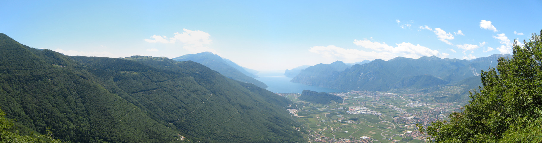 Panorama über den Lago die Garda