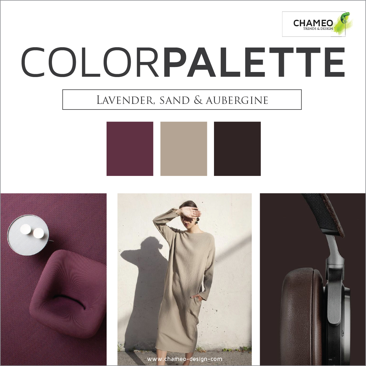 Chameo Design Color palette -CMF Design services