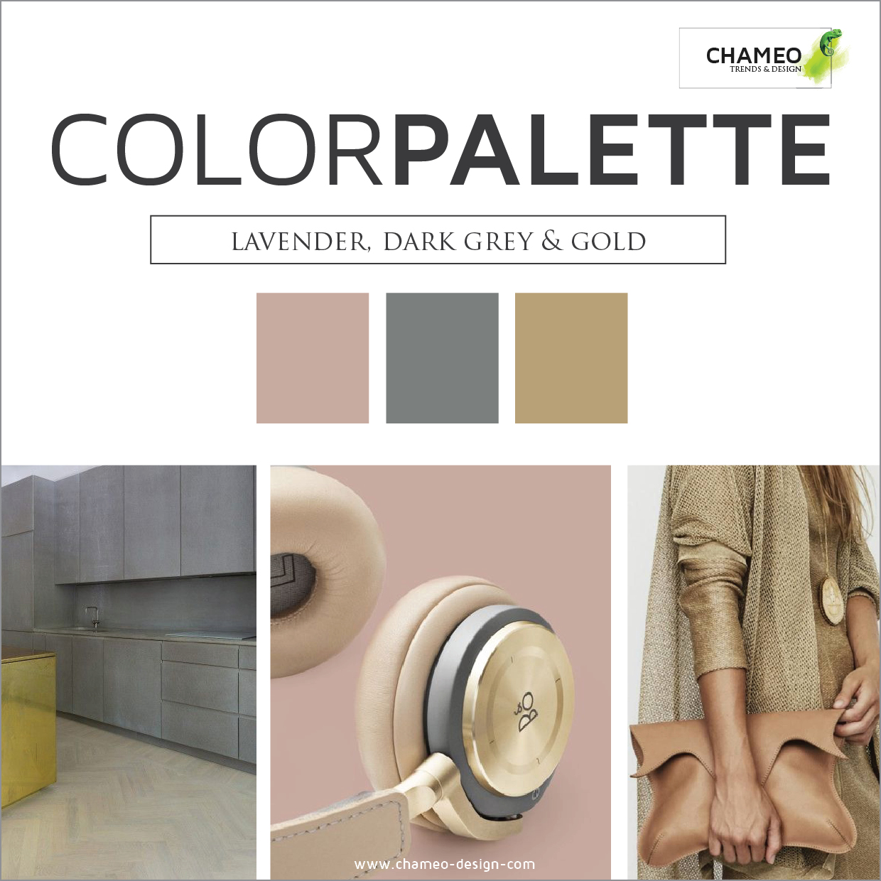 Chameo Design Color palette -CMF Design services