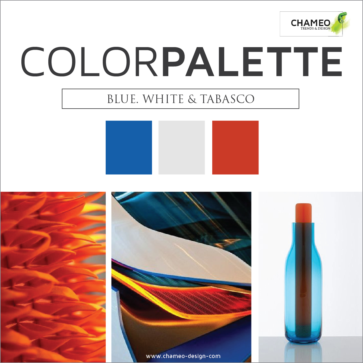 Chameo Design Color palette -CMF Design services